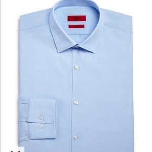 HUGO BOSS slim fit blue dress shirt